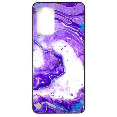 Накладка Marble UV для Samsung A72/A725- фіолетовий