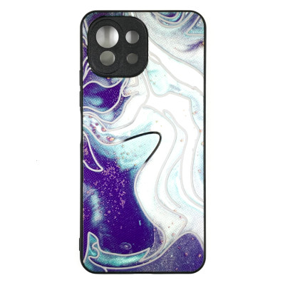 Накладка Marble UV для Xiaomi Mi 11 Lite- зелений Накладка Marble UV для Xiaomi Mi 11 Lite- зелений