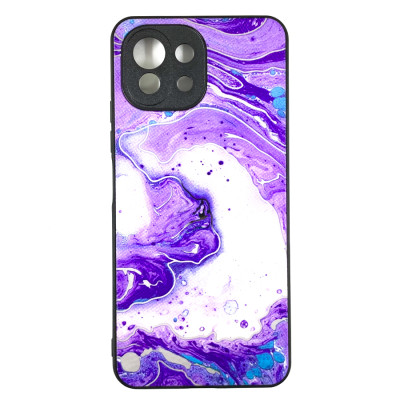 Накладка Marble UV для Xiaomi Mi 11 Lite- фіолетовий Накладка Marble UV для Xiaomi Mi 11 Lite- фіолетовий