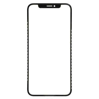 Скло дисплея для переклеювання iPhone X Black (OCA плівка) Скло дисплея для переклеювання iPhone X Black (OCA плівка)