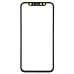 Скло дисплея для переклеювання iPhone XS Black (OCA плівка)