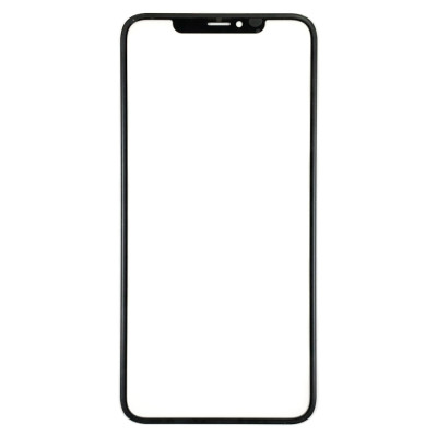 Скло дисплея для переклеювання iPhone XS MAX Black (OCA плівка) Скло дисплея для переклеювання iPhone XS MAX Black (OCA плівка)