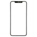 Скло дисплея для переклеювання iPhone XS MAX Black (OCA плівка)