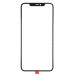 Скло дисплея для переклеювання iPhone 11 Pro MAX Black (OCA плівка)