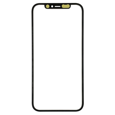Скло дисплея для переклеювання iPhone 12 Black (OCA плівка)