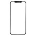 Скло дисплея для переклеювання iphone 12 Pro MAX Black (OCA плівка)