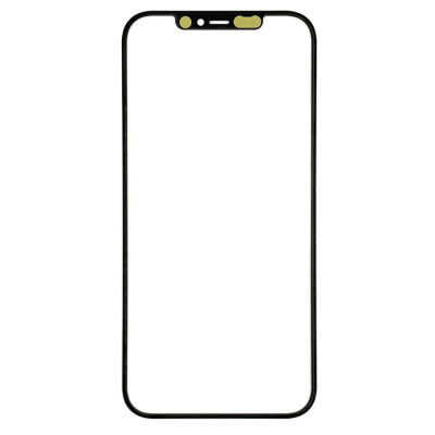 Скло дисплея для переклеювання iphone 12 Pro MAX Black (OCA плівка)