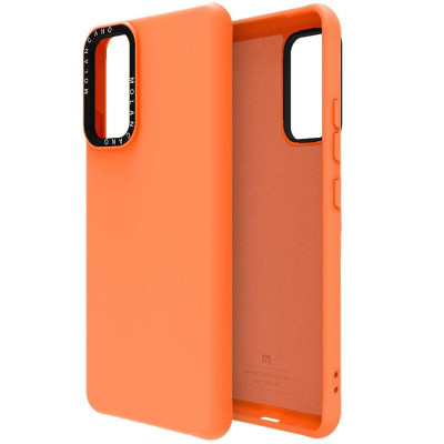 Накладка (з мікрофіброю) TPU Molan Cano MIXXI для Samsung A72/A725- помаранчевий Накладка (з мікрофіброю) TPU Molan Cano MIXXI для Samsung A72/A725- помаранчевий