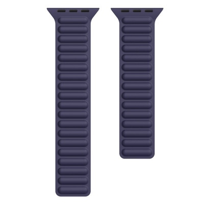 Ремінець магнітний силіконовий Ripple для Apple Watch 38/40/41/42mm(ser.10)- темно-синій Ремінець магнітний силіконовий Ripple для Apple Watch 38/40/41/42mm(ser.10)- темно-синій
