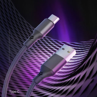 USB кабель Aspor AC-27 Type-C 3.1A/1м- чорний USB кабель Aspor AC-27 Type-C 3.1A/1м- чорний