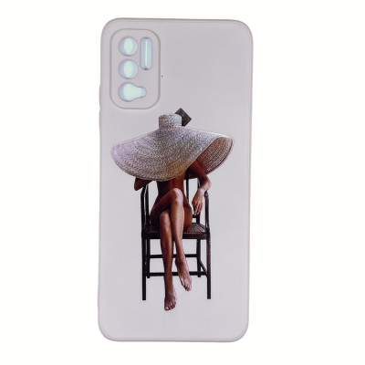 Накладка (з мікрофіброю) Case Art для Xiaomi Redmi Note 10 5G / Poco M3 Pro- рожевий пісок