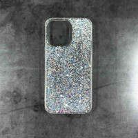 Накладка Fashion Shine для iPhone 13 Pro- блакитний