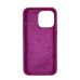 Накладка (з мікрофіброю) Silk Full Protective для iPhone 13- червона троянда