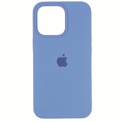 Накладка (з мікрофіброю) Silk Full Protective для iPhone 13 Pro (6.1`)- бузковий блакитний