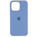 Накладка (з мікрофіброю) Silk Full Protective для iPhone 13 Pro (6.1`)- бузковий блакитний