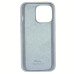 Накладка (з мікрофіброю) Silk Full Protective для iPhone 13 Pro (6.1`)- синій туман
