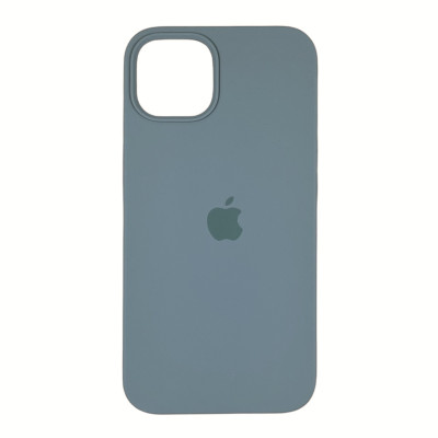 Накладка (з мікрофіброю) Silk Full Protective для iPhone 13 Pro Max (6.7`)- сосново зелений