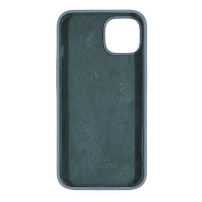 Накладка (з мікрофіброю) Silk Full Protective для iPhone 13 Pro Max (6.7`)- сосново зелений