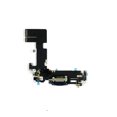 Шлейф з конектором зарядки для iPhone 13 (мікрофон, компоненти) Original Black