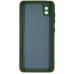 Накладка (з мікрофіброю) Silicone Cover My Color Full Camera для ZTE Blade A3 2020- темно-зелений