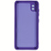 Накладка (з мікрофіброю) Silicone Cover My Color Full Camera для ZTE Blade A3 2020- фіолетовий