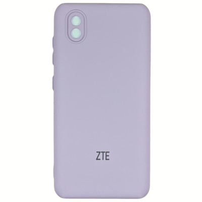 Накладка (з мікрофіброю) Silicone Cover My Color Full Camera для ZTE Blade A3 2020- рожевий пісок