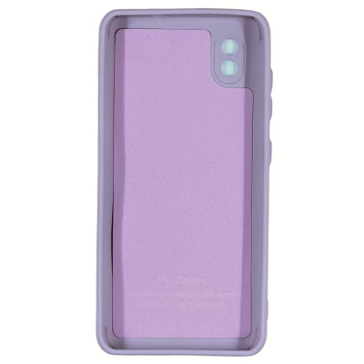 Накладка (з мікрофіброю) Silicone Cover My Color Full Camera для ZTE Blade A3 2020- рожевий пісок