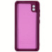 Накладка (з мікрофіброю) Silicone Cover My Color Full Camera для ZTE Blade A3 2020- марсала