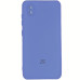 Накладка (з мікрофіброю) Silicone Cover My Color Full Camera для ZTE Blade A3 2020- бузковий
