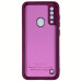 Накладка (з мікрофіброю) Silicone Cover My Color Full Camera для ZTE Blade A7 2020- марсала