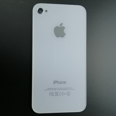 Задня кришка для iPhone 4g Silver