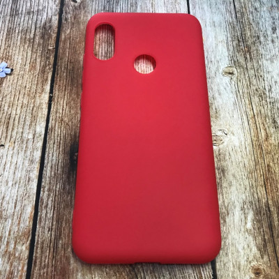 Накладка SMTT Soft Touch для Xiaomi Redmi 6 Pro/Mi A2 Lite- червоний