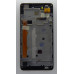 Дисплей для мобільного телефона Lenovo A6000 ( k30-W/k30-T) with frame Original з тачскріном Black