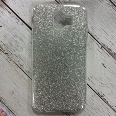 Накладка Shine (блиск 3в1) для Samsung J4 2018/J400- срібло Накладка Shine (блиск 3в1) для Samsung J4 2018/J400- срібло
