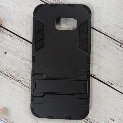 Протиударний чохол Armor Case для Samsung S6 Edge- чорний Протиударний чохол Armor Case для Samsung S6 Edge- чорний