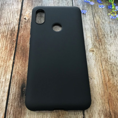 Накладка SMTT Soft Touch для Xiaomi Redmi Note 6 Pro- чорний Накладка SMTT Soft Touch для Xiaomi Redmi Note 6 Pro- чорний