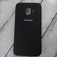 Накладка (з мікрофіброю) Silk (AAA) для Samsung J260/J2 Core 2018- чорний