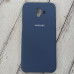 Накладка (з мікрофіброю) Silk (AAA) для Samsung J610/J6 Plus 2018- синій