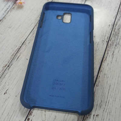 Накладка (з мікрофіброю) Silk (AAA) для Samsung J610/J6 Plus 2018- синій