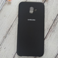 Накладка (з мікрофіброю) Silk (AAA) для Samsung J610/J6 Plus 2018- чорний