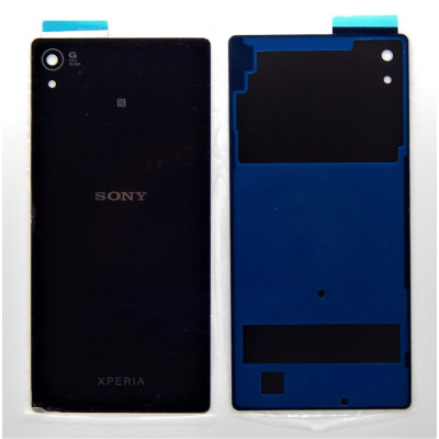 Задня кришка для Sony Xperia Z3 Plus / Z4 / E6533 / E6553 скло Black Задня кришка для Sony Xperia Z3 Plus / Z4 / E6533 / E6553 скло Black