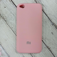 Накладка (з мікрофіброю) Silk (оригінал) для Xiaomi Redmi GO- рожевий