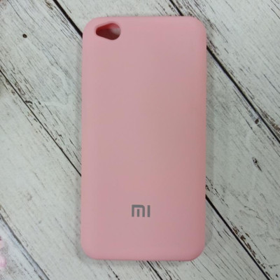 Накладка (з мікрофіброю) Silk (оригінал) для Xiaomi Redmi GO- рожевий