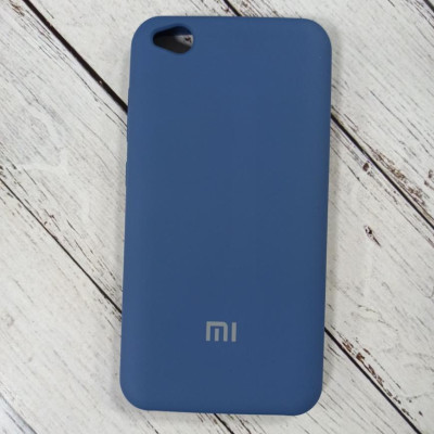 Накладка (з мікрофіброю) Silk (оригінал) для Xiaomi Redmi GO- синій