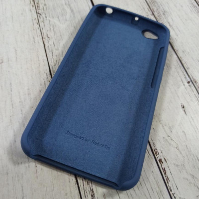 Накладка (з мікрофіброю) Silk (оригінал) для Xiaomi Redmi GO- синій