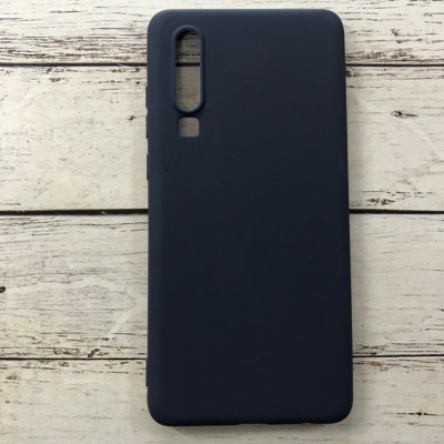 Накладка SMTT Soft Touch для Huawei P30- синій Накладка SMTT Soft Touch для Huawei P30- синій