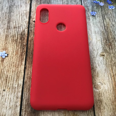 Накладка SMTT Soft Touch для Xiaomi Redmi Note 6 Pro- червоний Накладка SMTT Soft Touch для Xiaomi Redmi Note 6 Pro- червоний