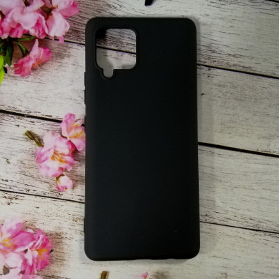 Накладка SMTT Soft Touch для Samsung A42 в тех. упаковці- чорний Накладка SMTT Soft Touch для Samsung A42 в тех. упаковці- чорний