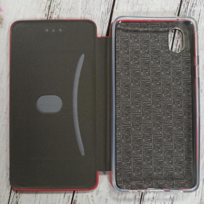 Чохол-книжка Premium Leather Case для Samsung A01 Core/A013 в тех. упаковці- червоний