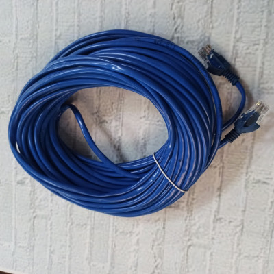 LAN кабель для інтернету CAT5 cheap (20м)- синій LAN кабель для інтернету CAT5 cheap (20м)- синій